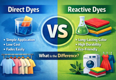 Understanding the Difference Between Direct Dyes and Reactive Dyes: A Comprehensive Comparison